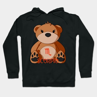 Scorpio Teddy Bear Hoodie